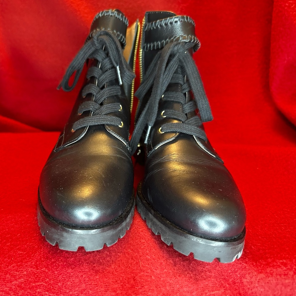 Jack Rogers Peyton Black Leather Boots